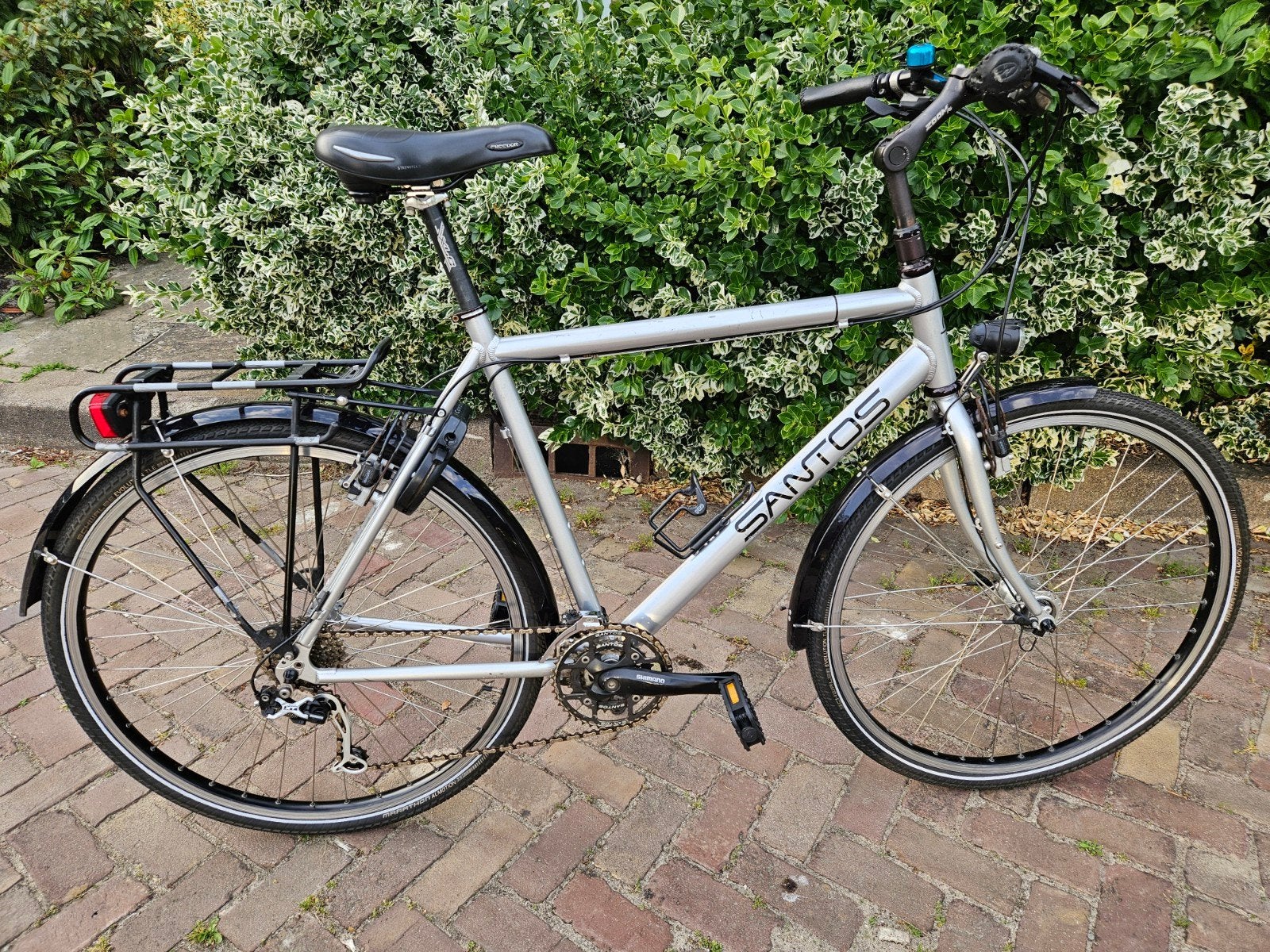Santos Travelmaster 2.8 - zilver metallic, 58 cm, 27v, 28 inch, Velgrem, Zo goed als nieuw, 57 tot 61 cm