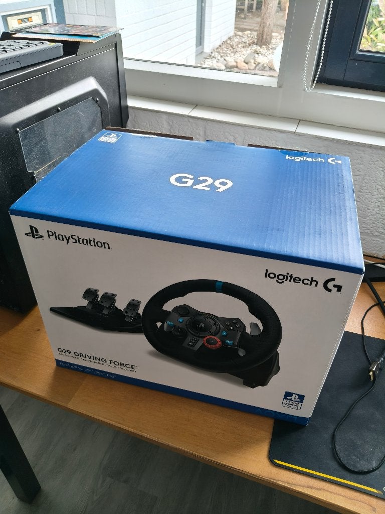 Logitech G29 stuur en pedalen PC/PS/XBOX, Spelcomputers en Games, Spelcomputers | Overige Accessoires, Racestuur, Verzenden, PlayStation