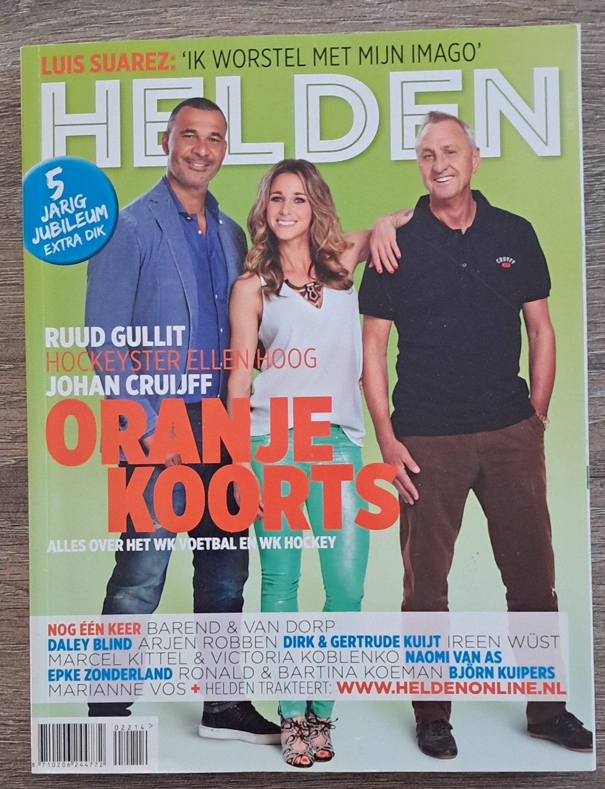 Helden Magazine - Oranje Koorts met Johan Cruijff, Ophalen of Verzenden, Ajax