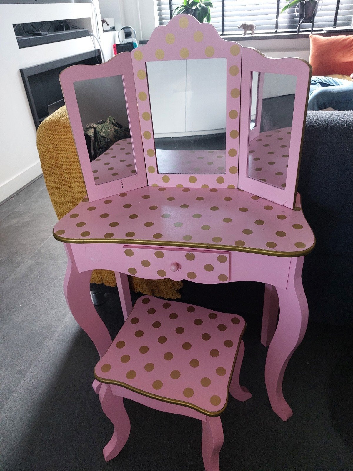 Kinder make-up tafel, Ophalen, 50 tot 100 cm, Minder dan 100 cm