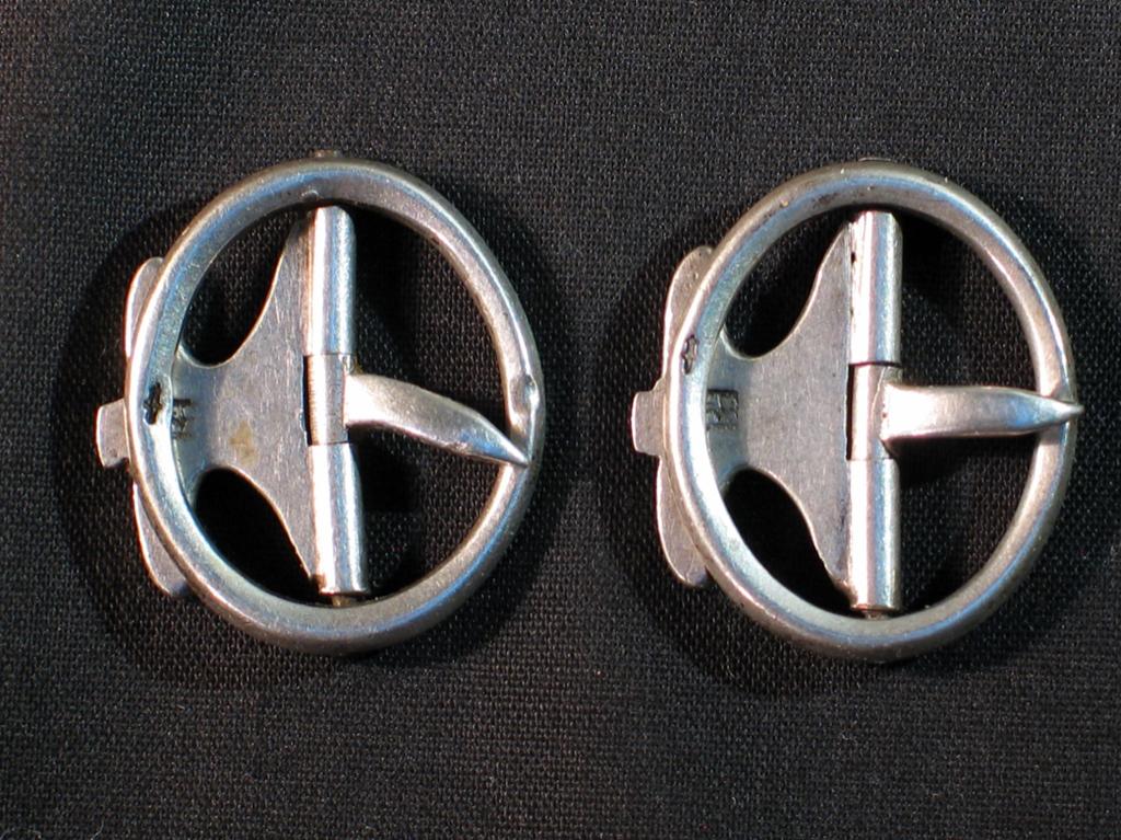 Kuitgespen antiek zilver Gorredijk, S.H. Gaastra 1850. 1979, Ophalen of Verzenden, Zilver