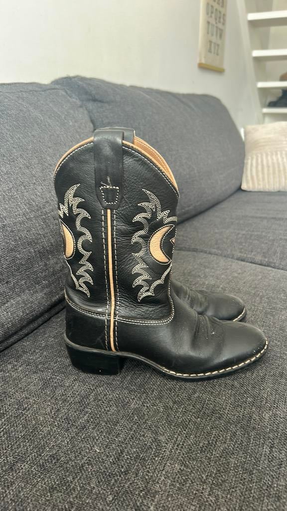 Cowboy laarsjes maat 30, Ophalen, Zo goed als nieuw, Zwart