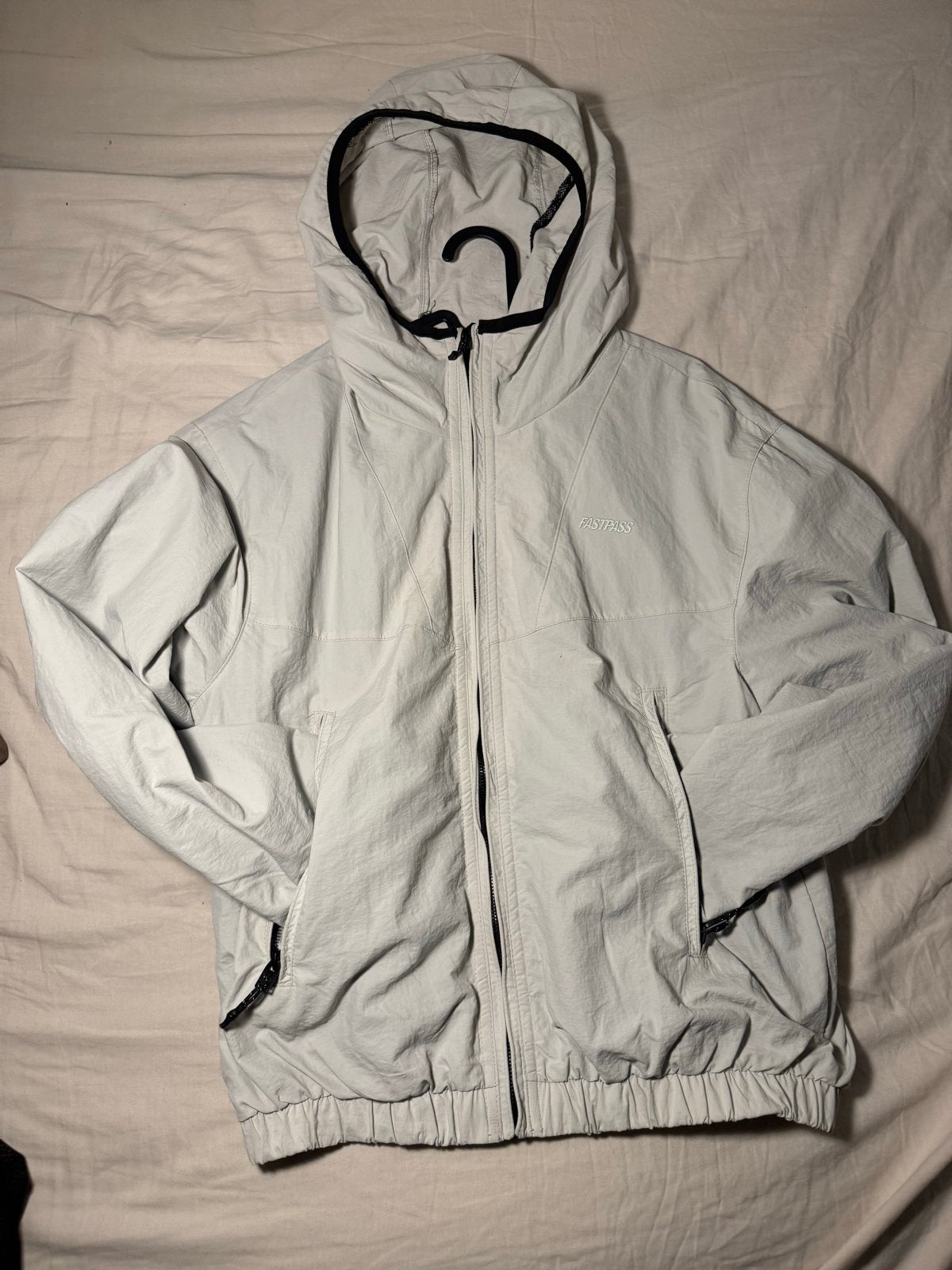 Bershka Windbreaker Maat 164/XXS, Ophalen, Gedragen, Maat 34 (XS) of kleiner, Grijs