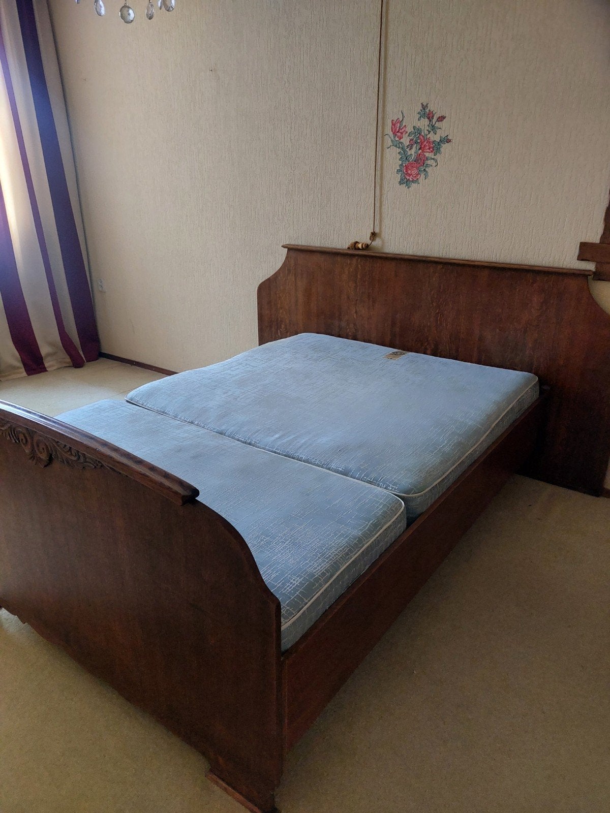 Gratis bed met matras!, Ophalen, Gebruikt, Eenpersoons
