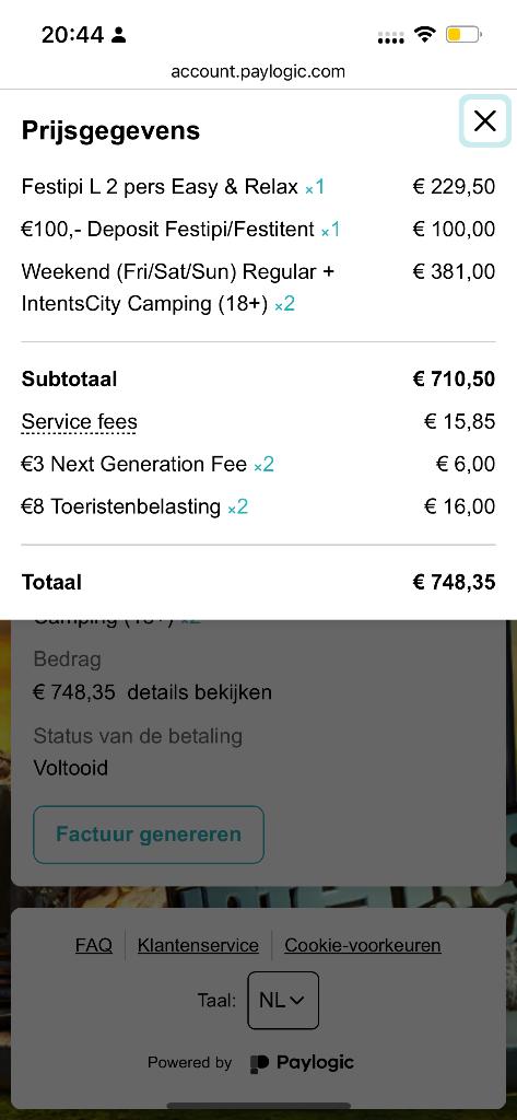 2 tickets for Intents festival 2026 + large Tipi, Tickets en Kaartjes, Twee personen, Meerdaags
