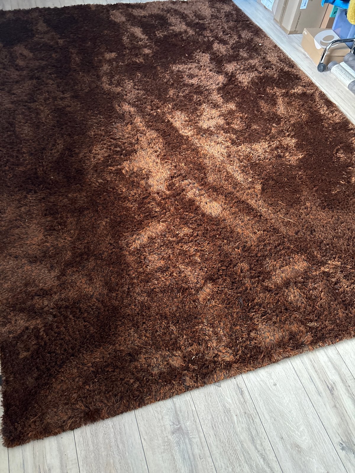 Lifestyle Amfore Bruin Vloerkleed - 200x300 cm, Ophalen, Bruin, 200 cm of meer, Zo goed als nieuw