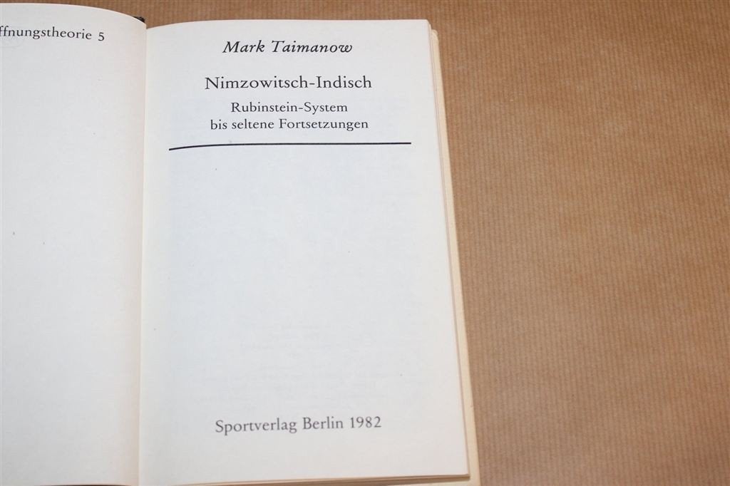 Nimzowitsch-Indisch Rubinstein — Tajmanov, Schaakopeningen, Boeken, Ophalen of Verzenden, Gelezen, Watersport en Hengelsport
