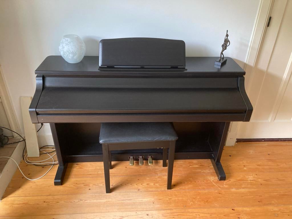 Technics SX-PX207 Digitale Piano - Zwart, Muziek en Instrumenten, Piano's, Zo goed als nieuw, Piano, Zwart, Digitaal, Ophalen
