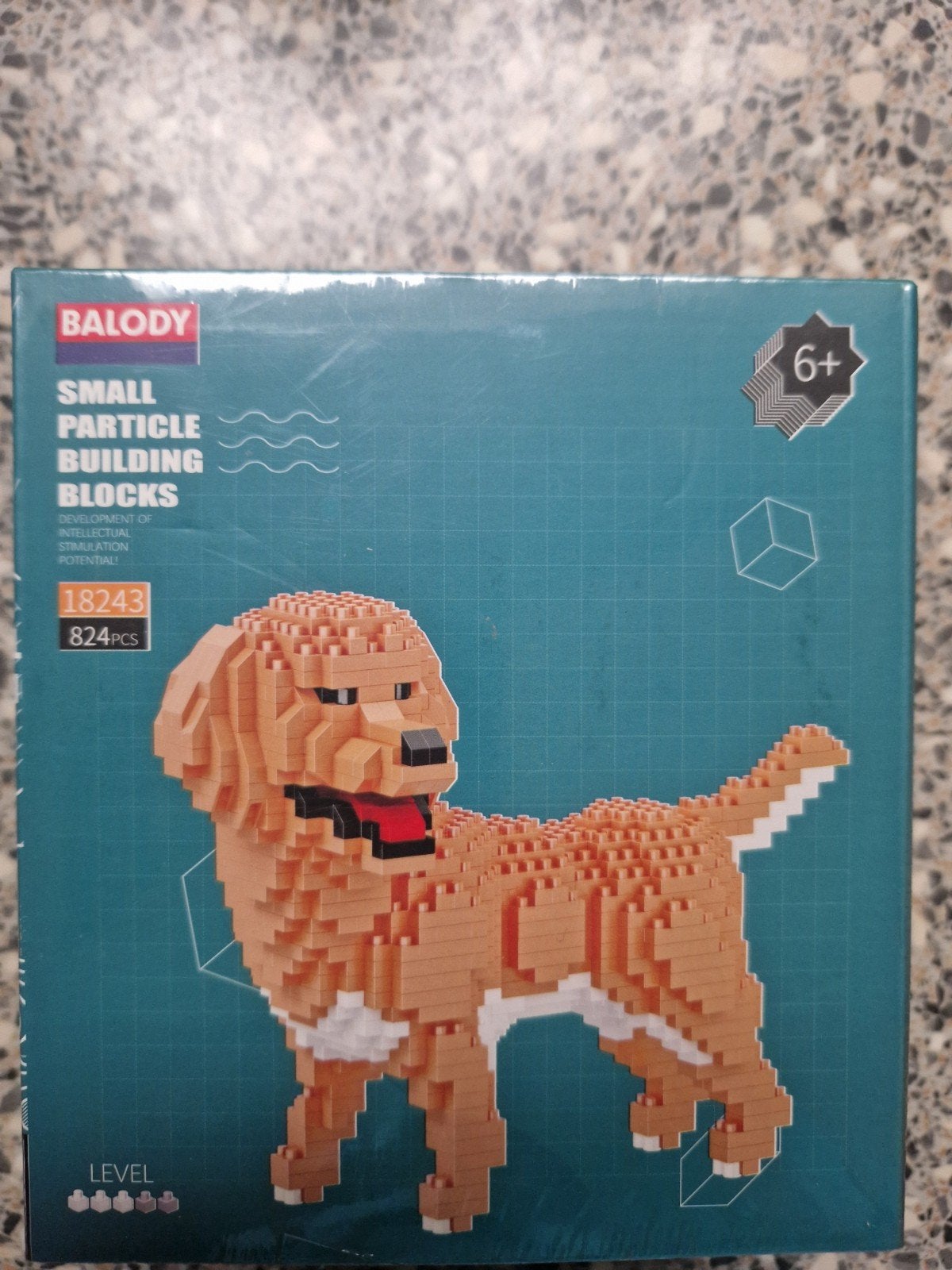 Balody Bouwblokken Golden Retriever Hond 824 Stuks, Ophalen of Verzenden