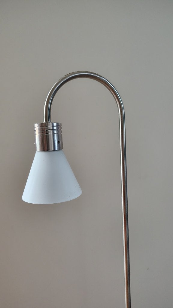 Staande lamp met dimmer, Ophalen, Gebruikt, Glas, 100 tot 150 cm
