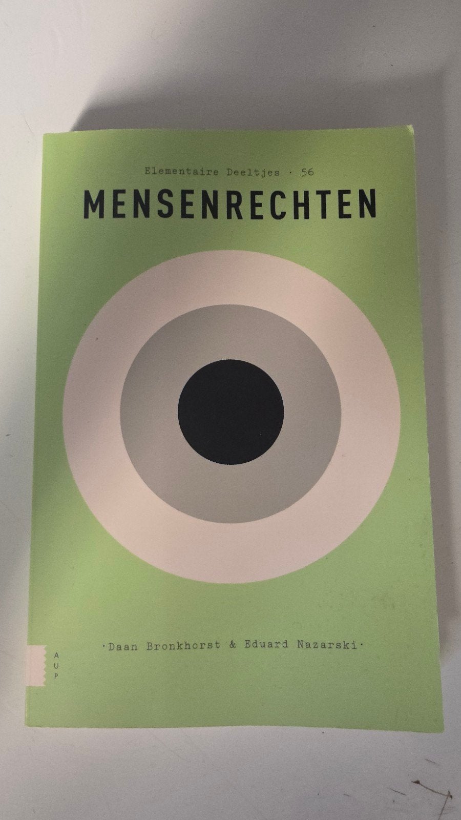 Mensenrechten - Elementaire Deeltjes 56, Ophalen of Verzenden, Zo goed als nieuw, Daan Bronkhorst & Eduard Nazarski, Juridisch en Recht