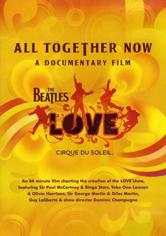 The Beatles/Cirque Du Soleil - All Together Now documentary, Cd's en Dvd's, Inclusief boekje, Engels, Ophalen of Verzenden, Zo goed als nieuw