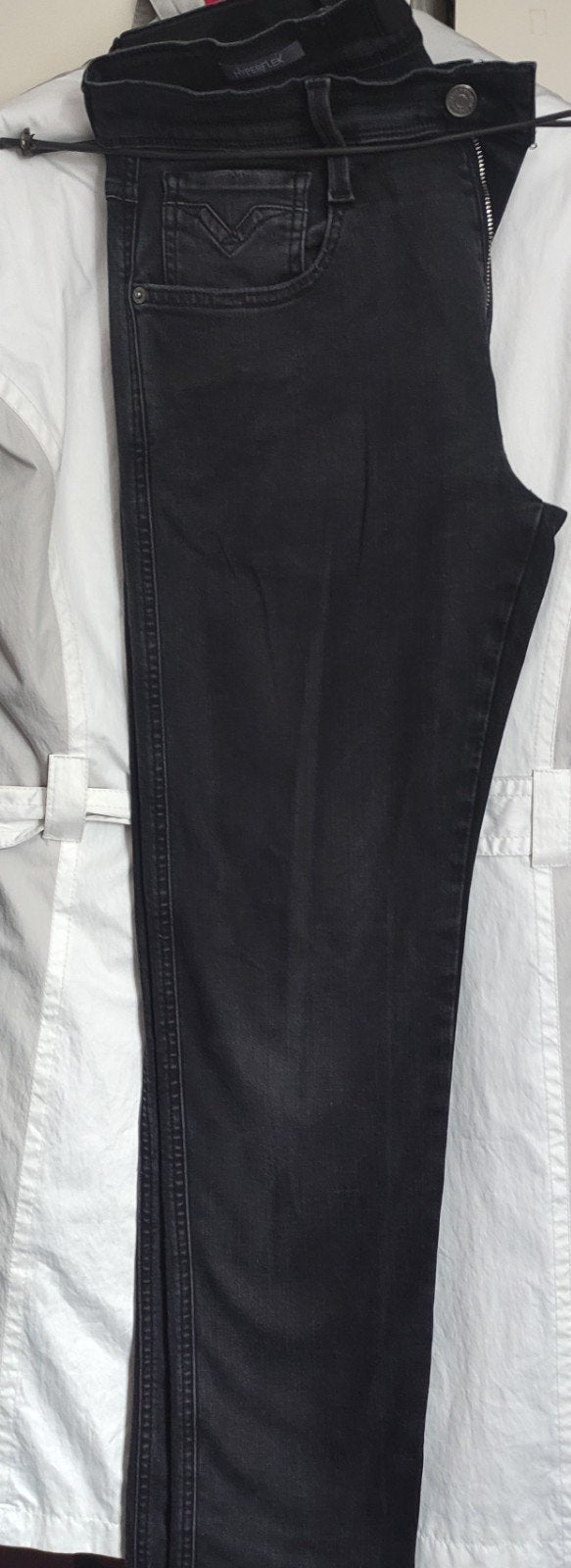 Replay jeans Hyperflex mast 32, Ophalen, Zo goed als nieuw, Zwart, W32 (confectie 46) of kleiner
