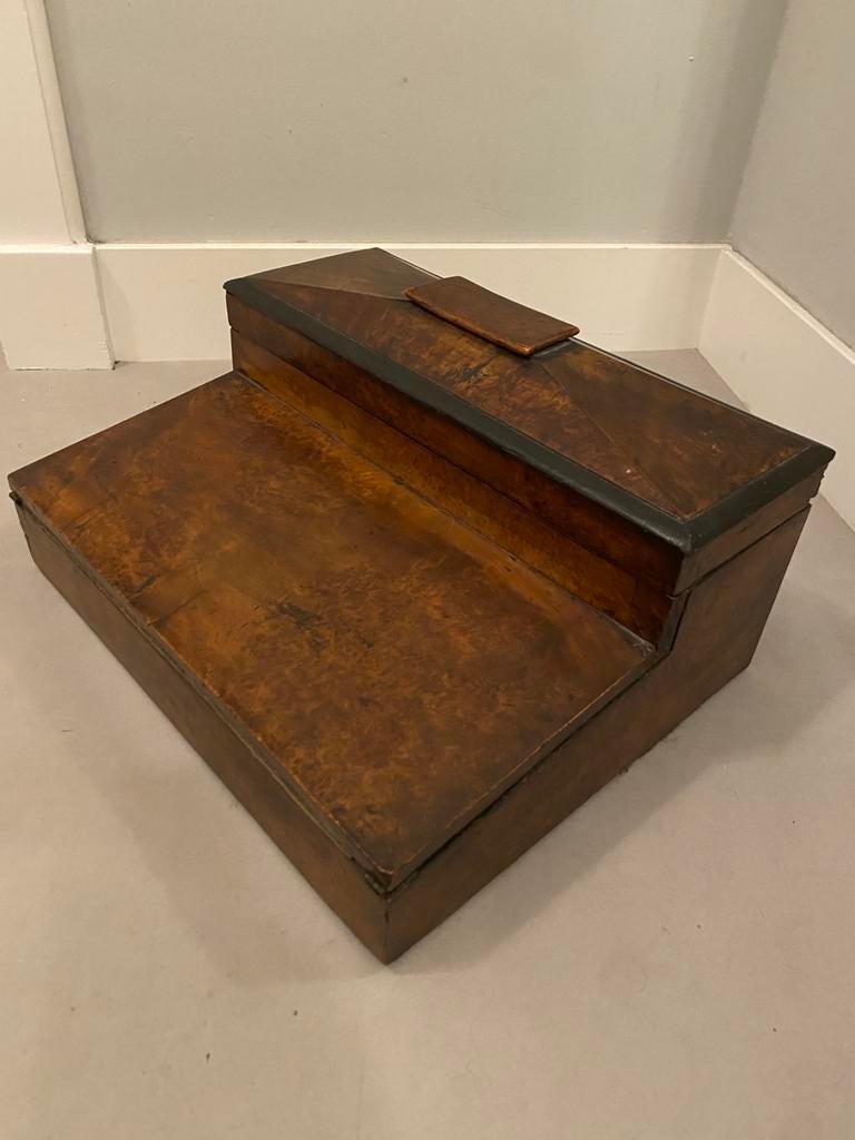 Antieke schrijfkist lapdesk writingslope, Verzenden