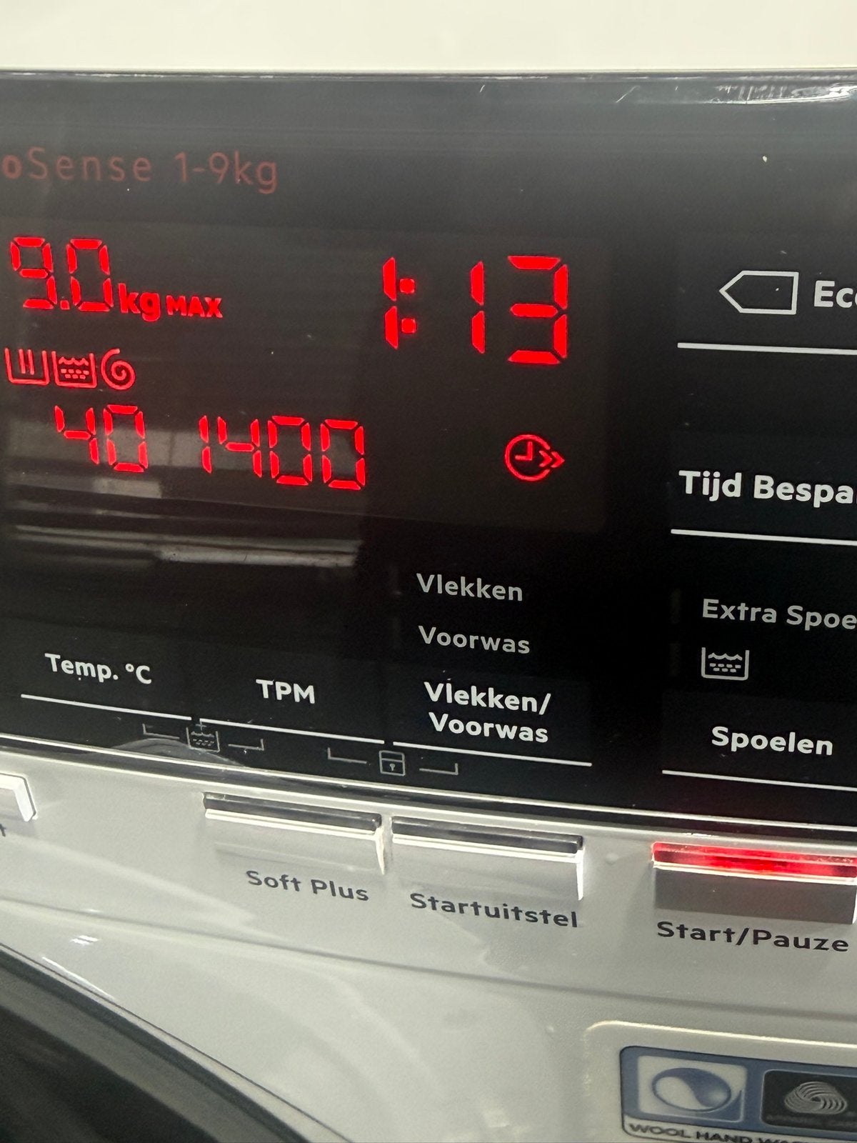 AEG WASMACHINE A+++ 9KG PROSENSE IZGS, 1200 tot 1600 toeren, 8 tot 10 kg, Energieklasse A of zuiniger, Ophalen of Verzenden