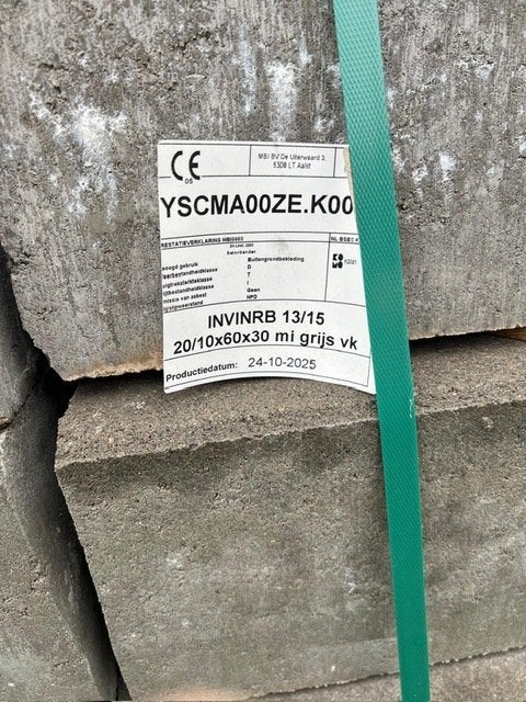 Inritband, Ophalen, Nieuw, Beton, Overige typen