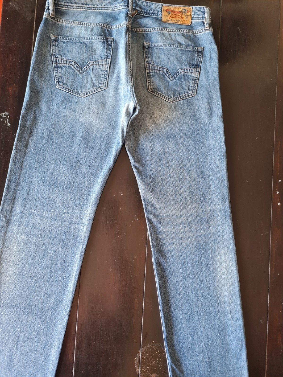 ZGAN CLASSIC DIESEL LARKEE REGULAR STRAIGHT JEANS SIZE 36/34, Kleding | Heren, Spijkerbroeken en Jeans, Ophalen of Verzenden, Zo goed als nieuw