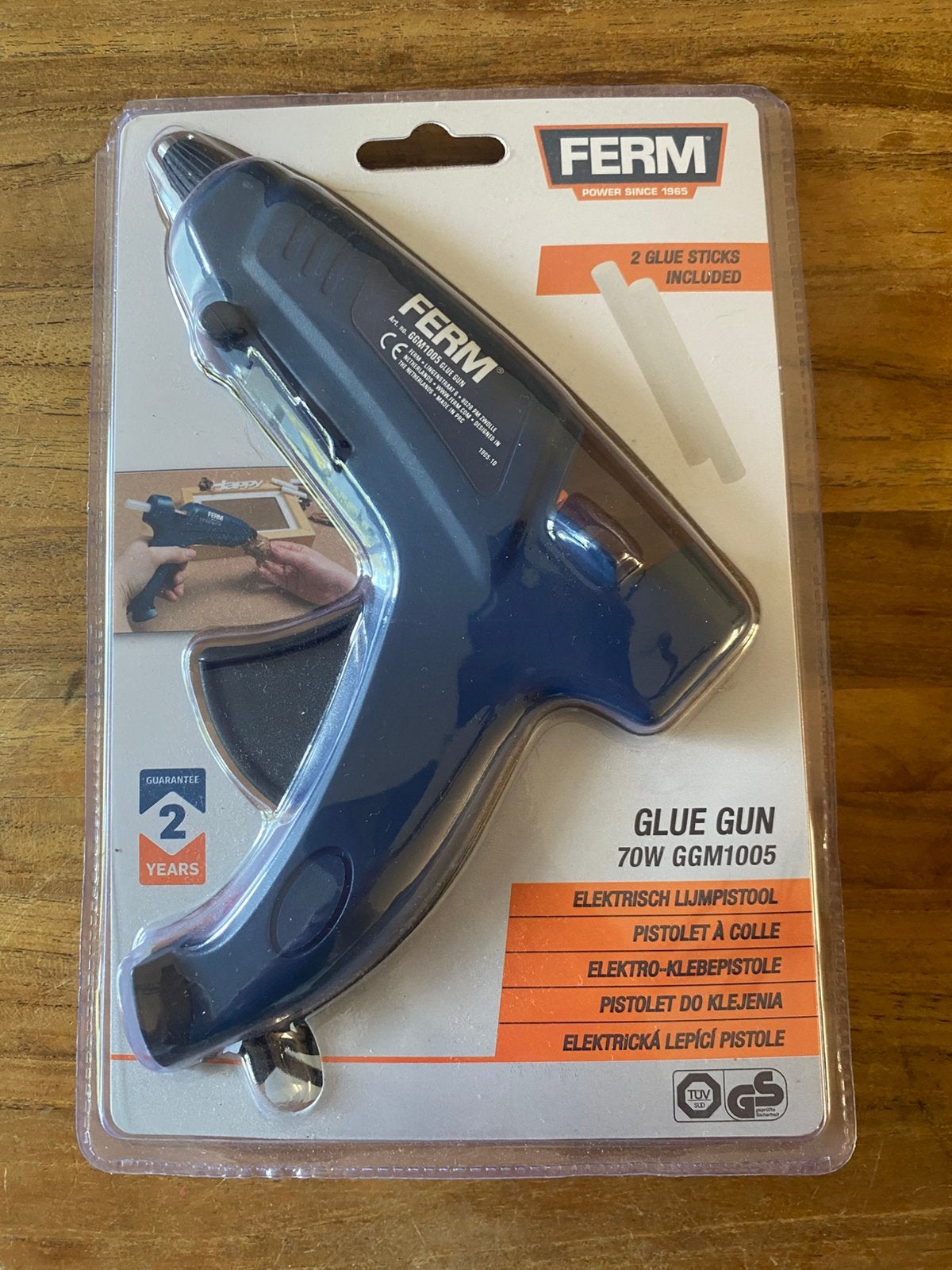 GGM1005 FERM Lijmpistool 70 Watt met anti druip systeem, Geschikt voor karton, Gereedschap of Toebehoren, Nieuw, Ophalen of Verzenden