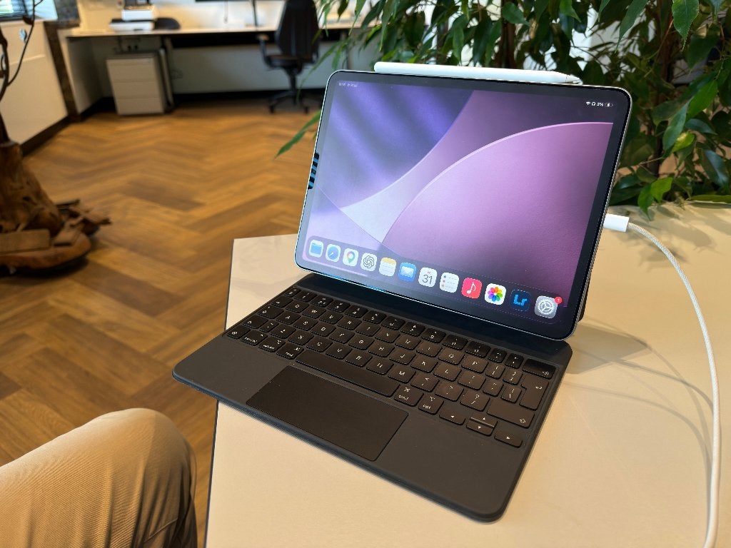 iPad Pro M2 11" Inch Met Apple Pencil & Apple Magic Keyboard, Ophalen, 11 inch, Zo goed als nieuw, Apple iPad Pro