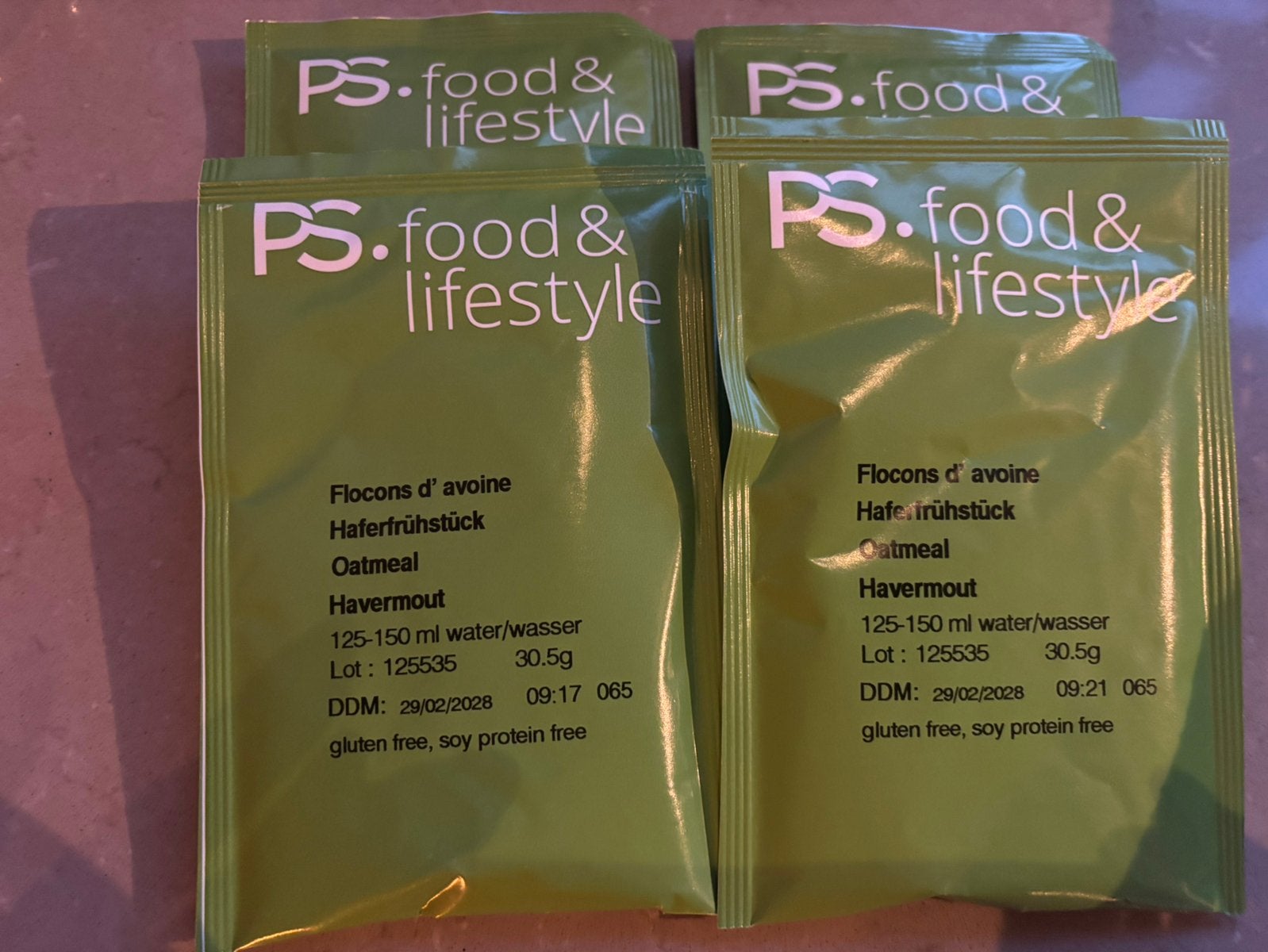 Powerslim 4 zakjes havermout, Ophalen of Verzenden