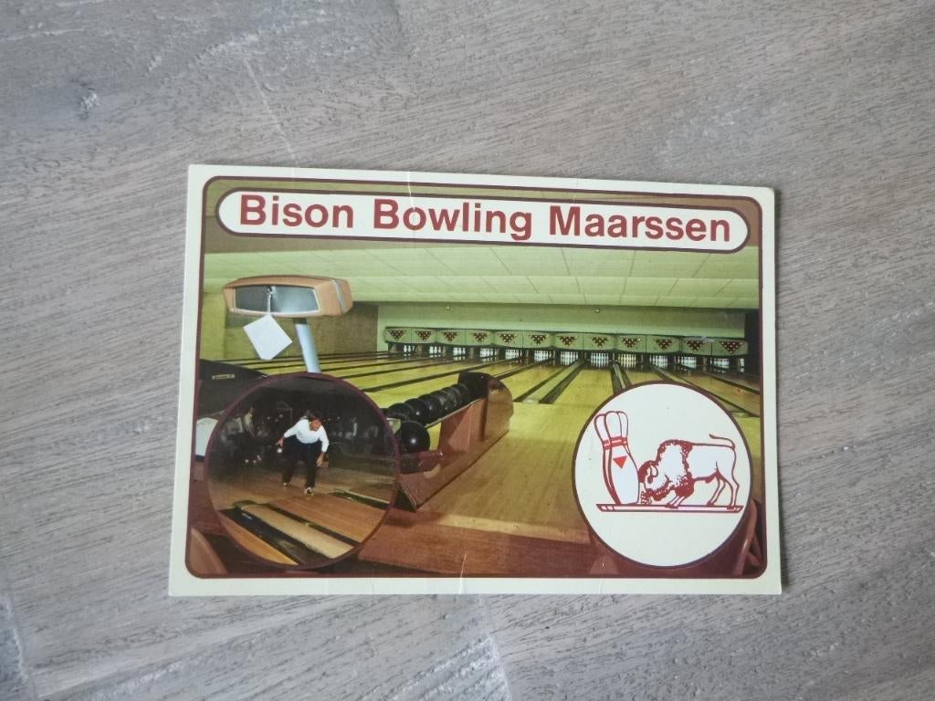 Maarssen, Bison Bowling Maarssen/ interieur 1983, Verzenden, 1960 tot 1980, Gelopen, Noord-Brabant