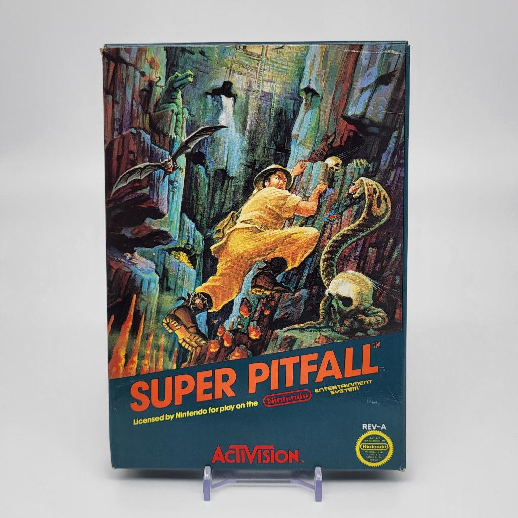 Super Pitfall - Nintendo NES - CIB Rev-A (USA) NM, Avontuur en Actie, Gebruikt, 1 speler, Ophalen of Verzenden
