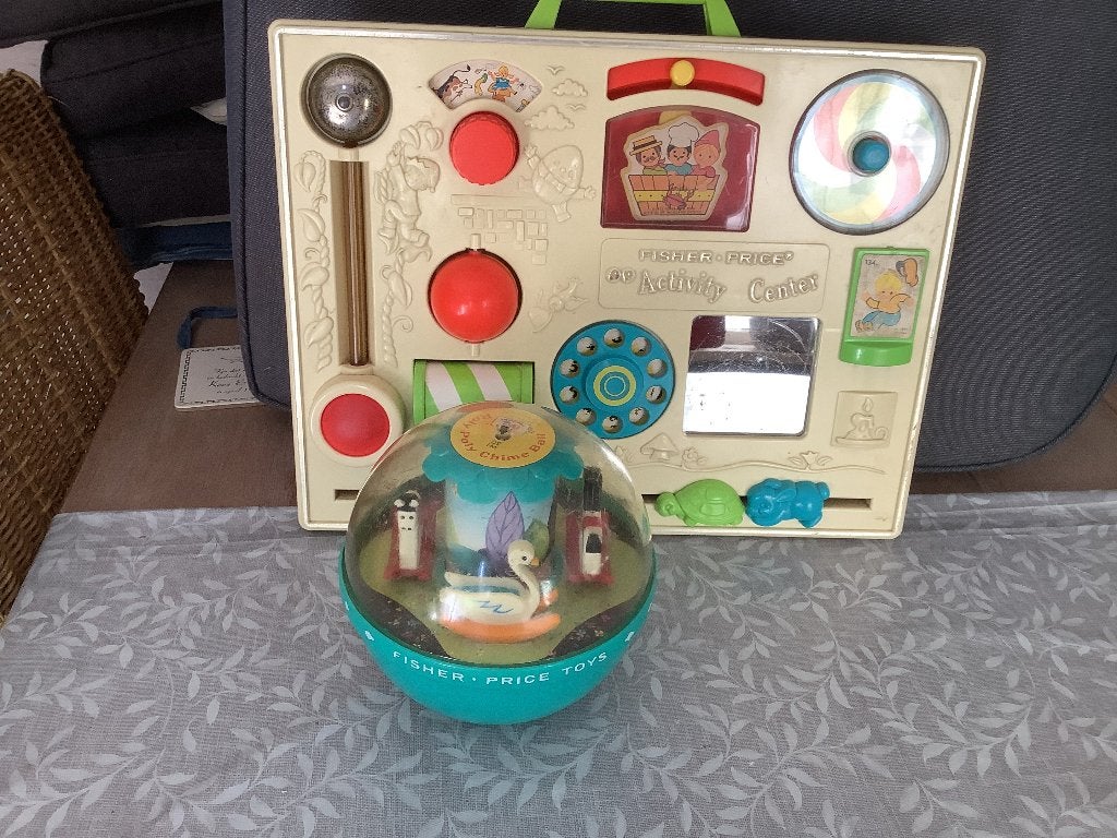 Fisher price babyspeelgoed jaren 80, Kinderen en Baby's, Speelgoed | Fisher-Price, Ophalen, Gebruikt, Speelset, Met geluid