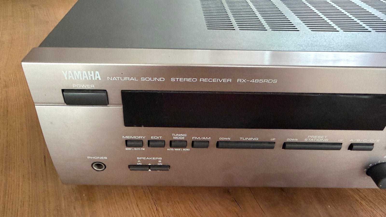 Yamaha RX-485RDS Stereo Receiver - Natural Sound, Gebruikt, Yamaha, Ophalen of Verzenden, 120 watt of meer