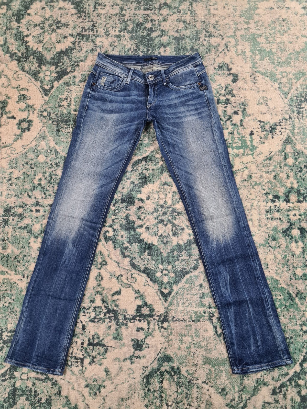 G-star raw attacc straight W28 L34 WMN Tulsi2834 Blauw