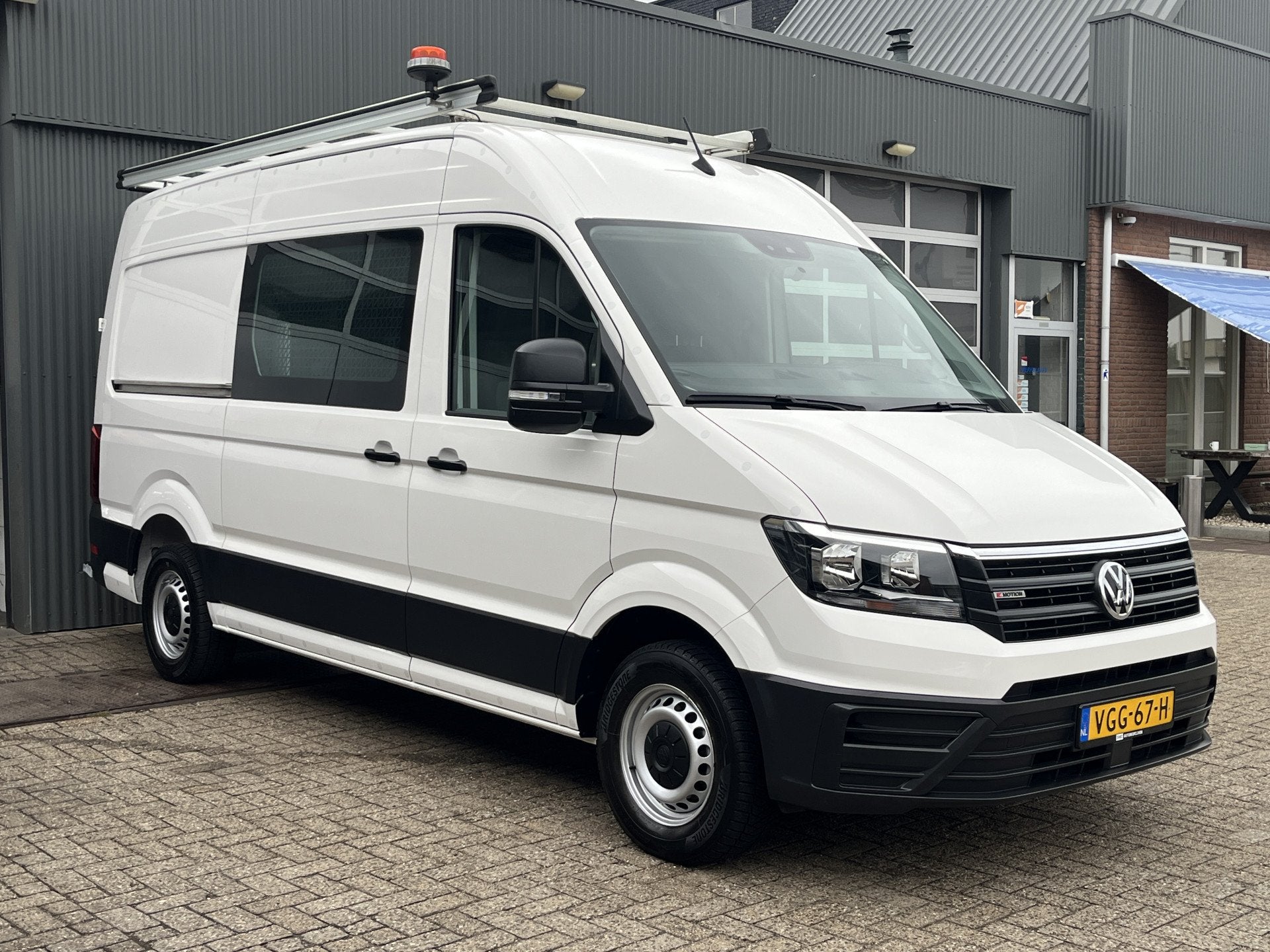 Volkswagen Crafter 2.0 TDI L3H3 4Motion 140pk Bpm vrij Werkp, Stof, Gebruikt, 4 cilinders, Volkswagen