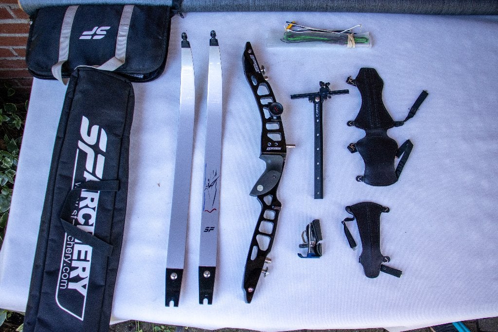 recurve boog, rechtshandig, Ophalen, Gebruikt, Recurveboog