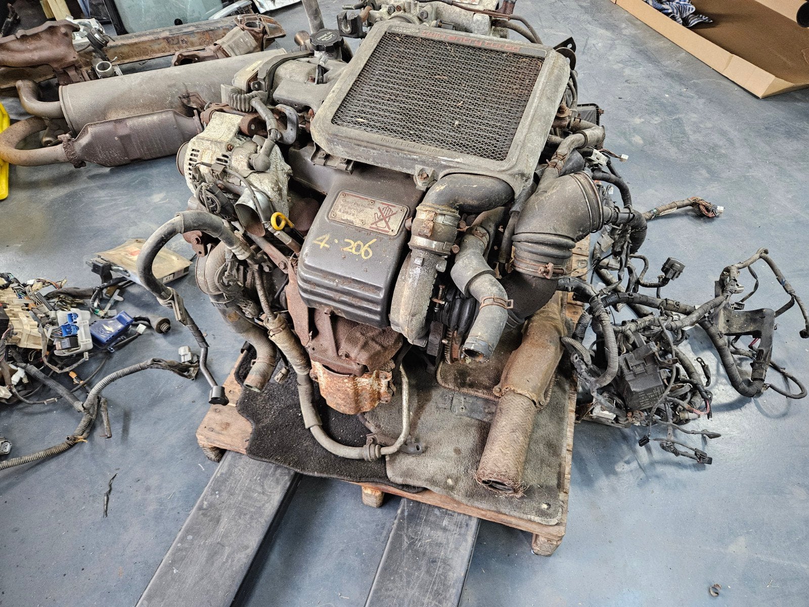 3sgte gen2 st185 motor 117k km, Ophalen