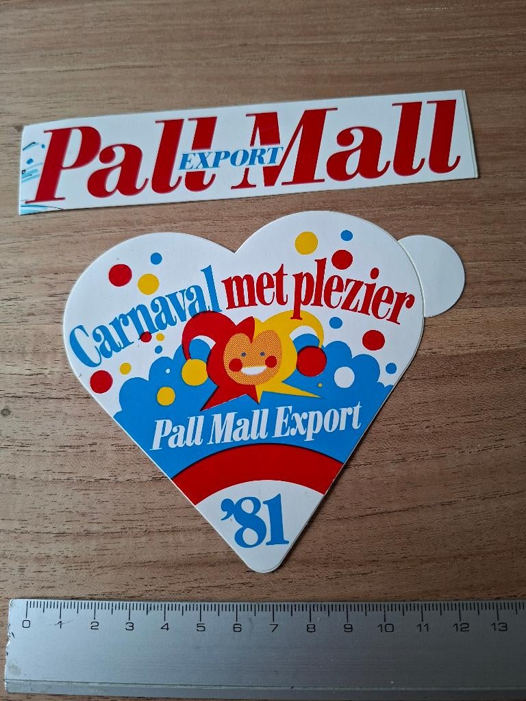 Stickers pall mall, Ophalen of Verzenden, Zo goed als nieuw, Merk
