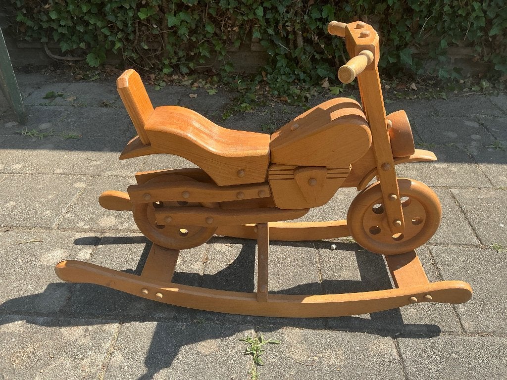 Hobbelmotor van hout - supercool ding, Ophalen, Gebruikt