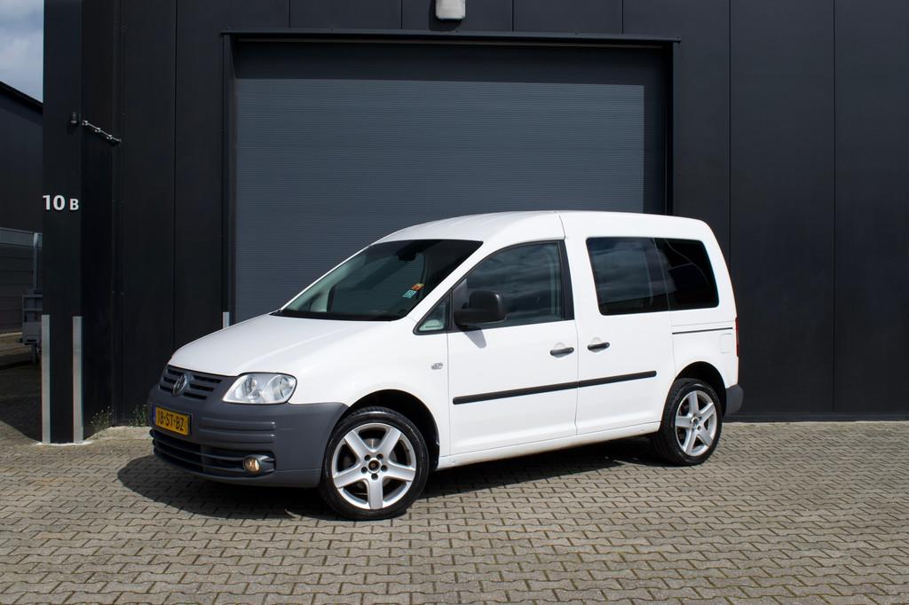 Volkswagen Caddy 1.6 Benzine 5 persoons, Voorwielaandrijving, Stof, Gebruikt, 4 cilinders