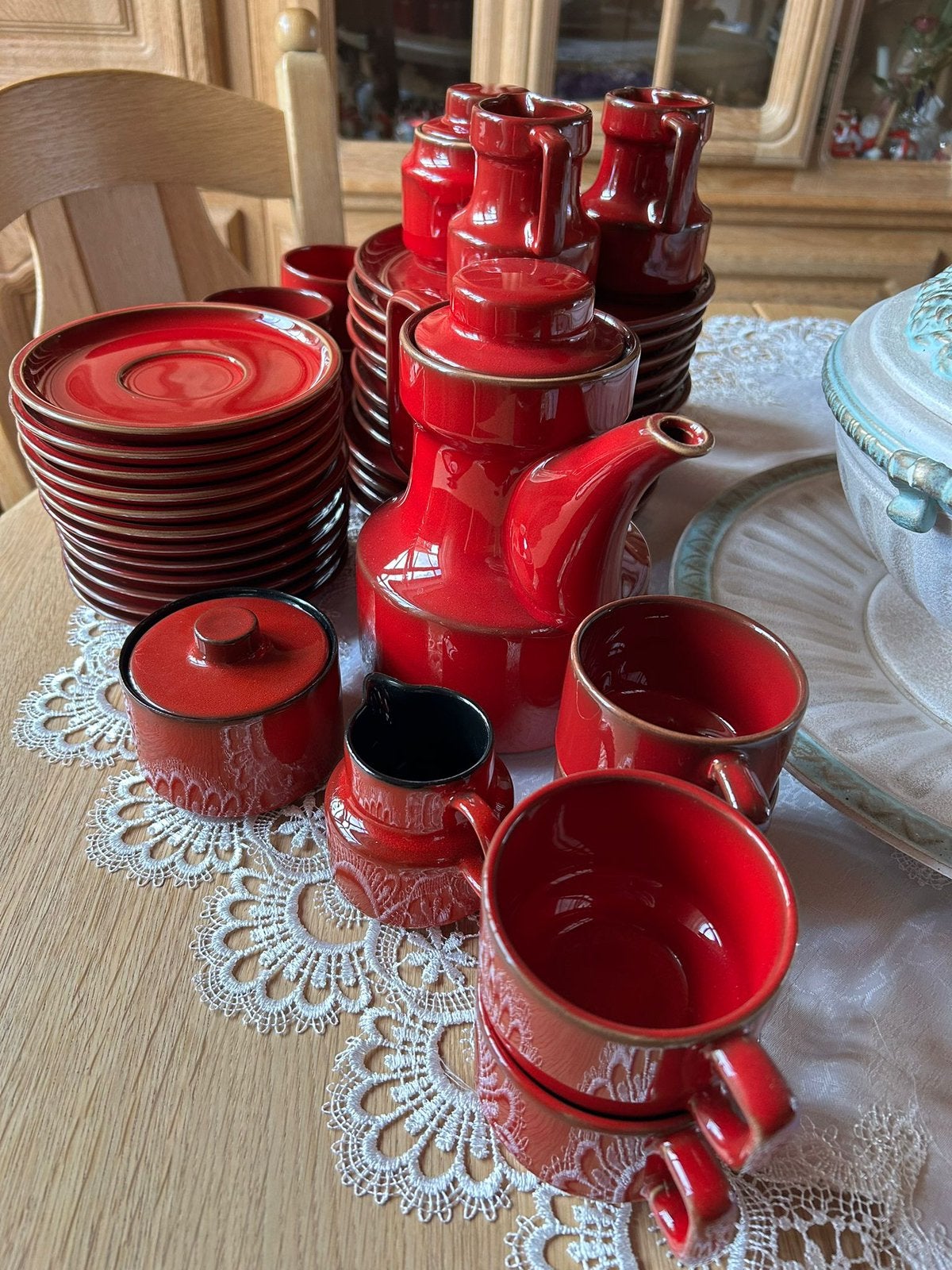 Retro servies uit de jaren 70 ** top staat**, Ophalen