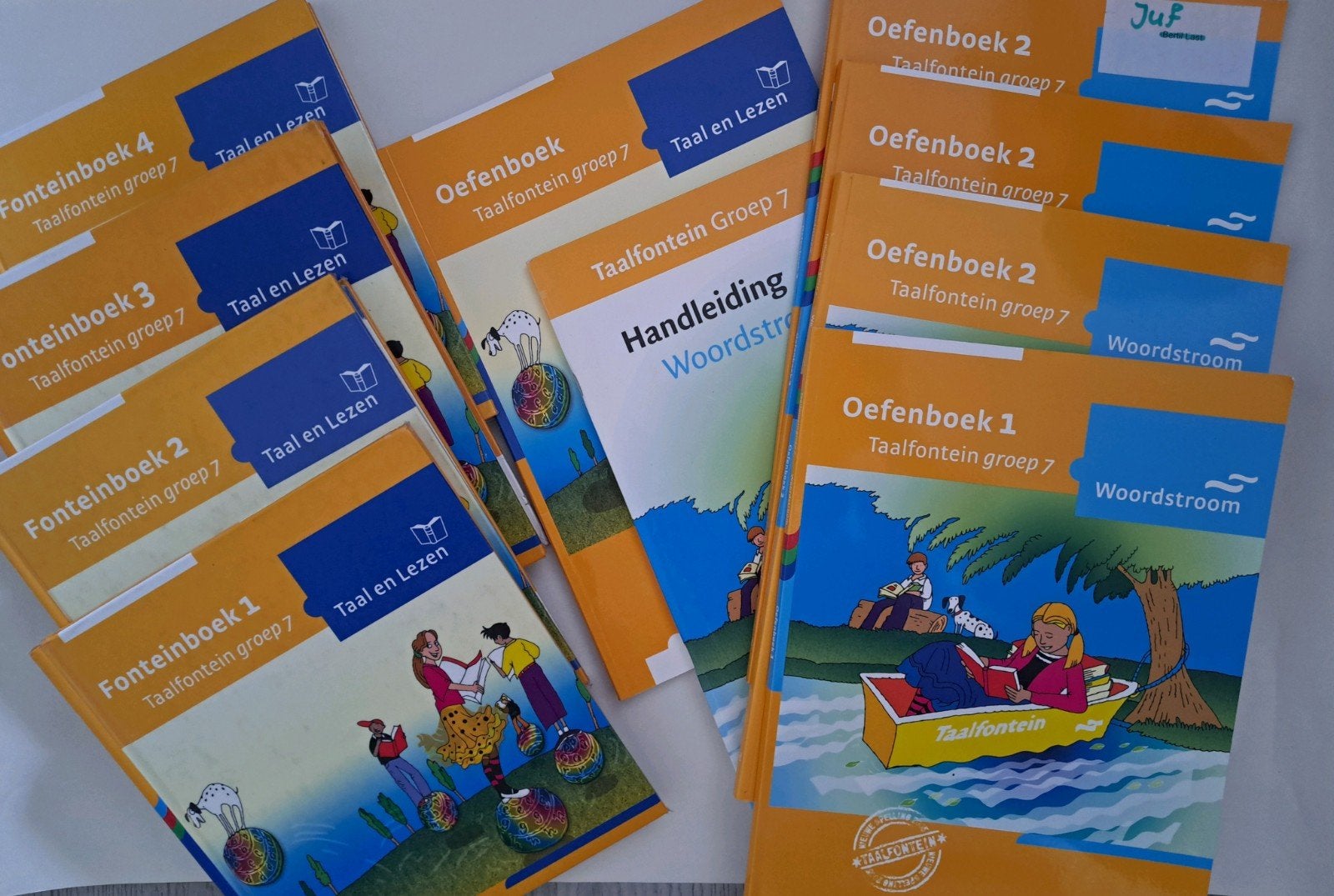 Taalfontein Groep 7: Oefenboeken,Fonteinboeken & Handleiding, Boeken, Gelezen, Groen Educatief, Ophalen of Verzenden, Nederlands