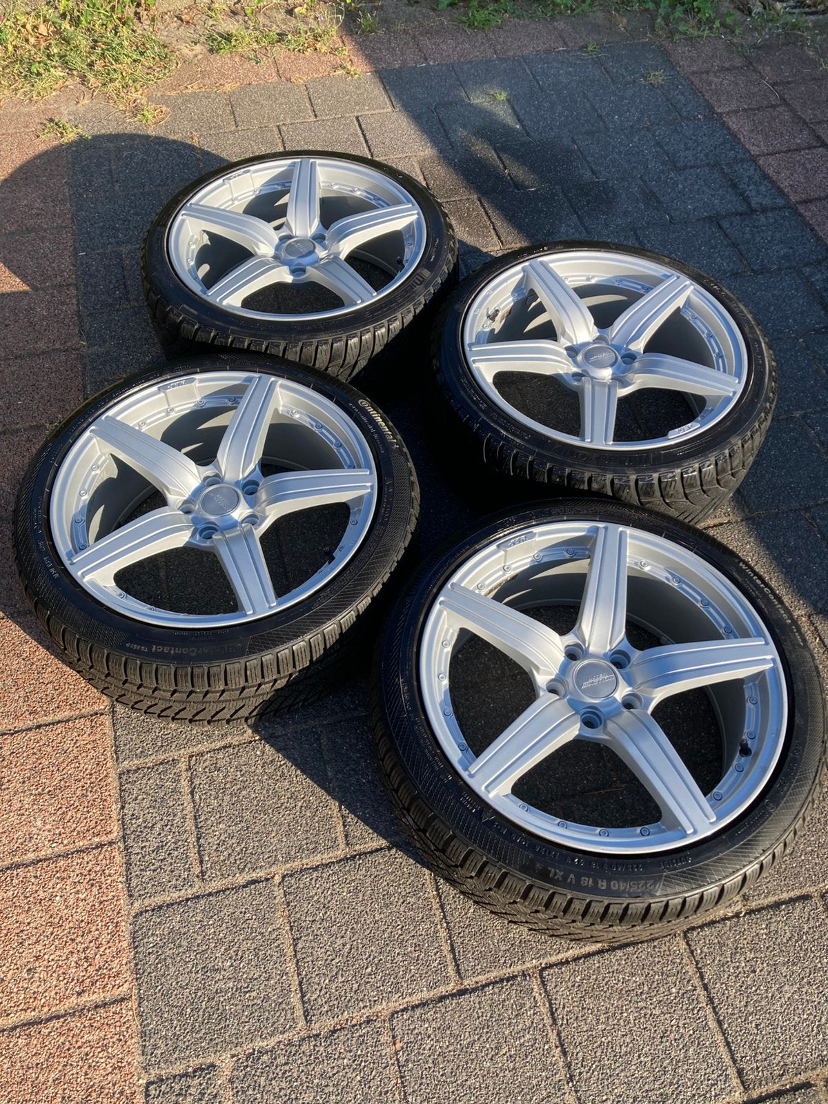 ZEER MOOIE 18 inch velgen met zgan banden in TOPSTAAT! 5x112, Auto-onderdelen, Banden en Velgen, Ophalen, 18 inch, Banden en Velgen