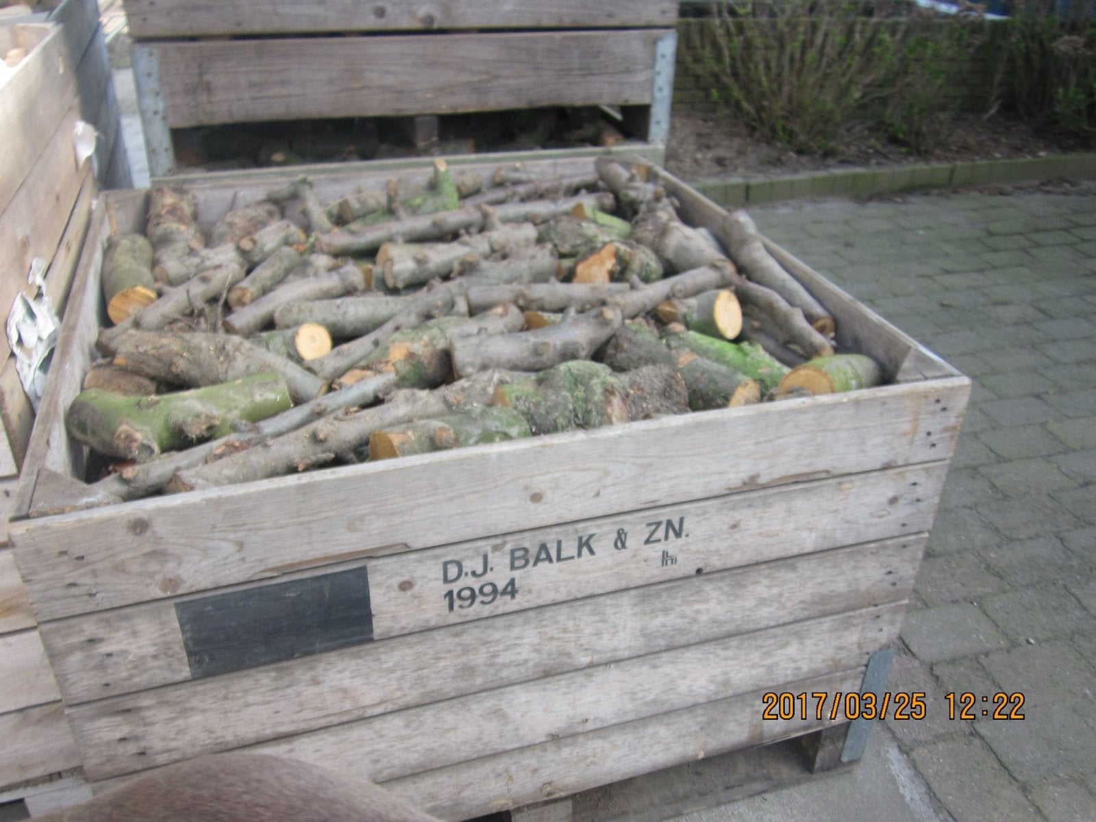 Haardhout van appelbomen - Vers en geurig, Minder dan 3 m³, Ophalen of Verzenden, Overige houtsoorten, Blokken