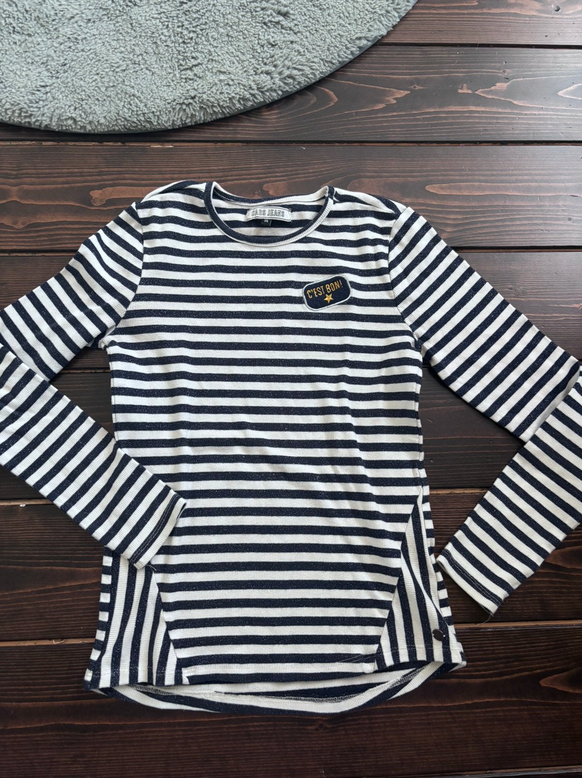 Cars longsleeve glitter tshirt maat 164, Kinderen en Baby's, Kinderkleding | Maat 164, Ophalen of Verzenden, Nieuw, Meisje, Shirt of Longsleeve