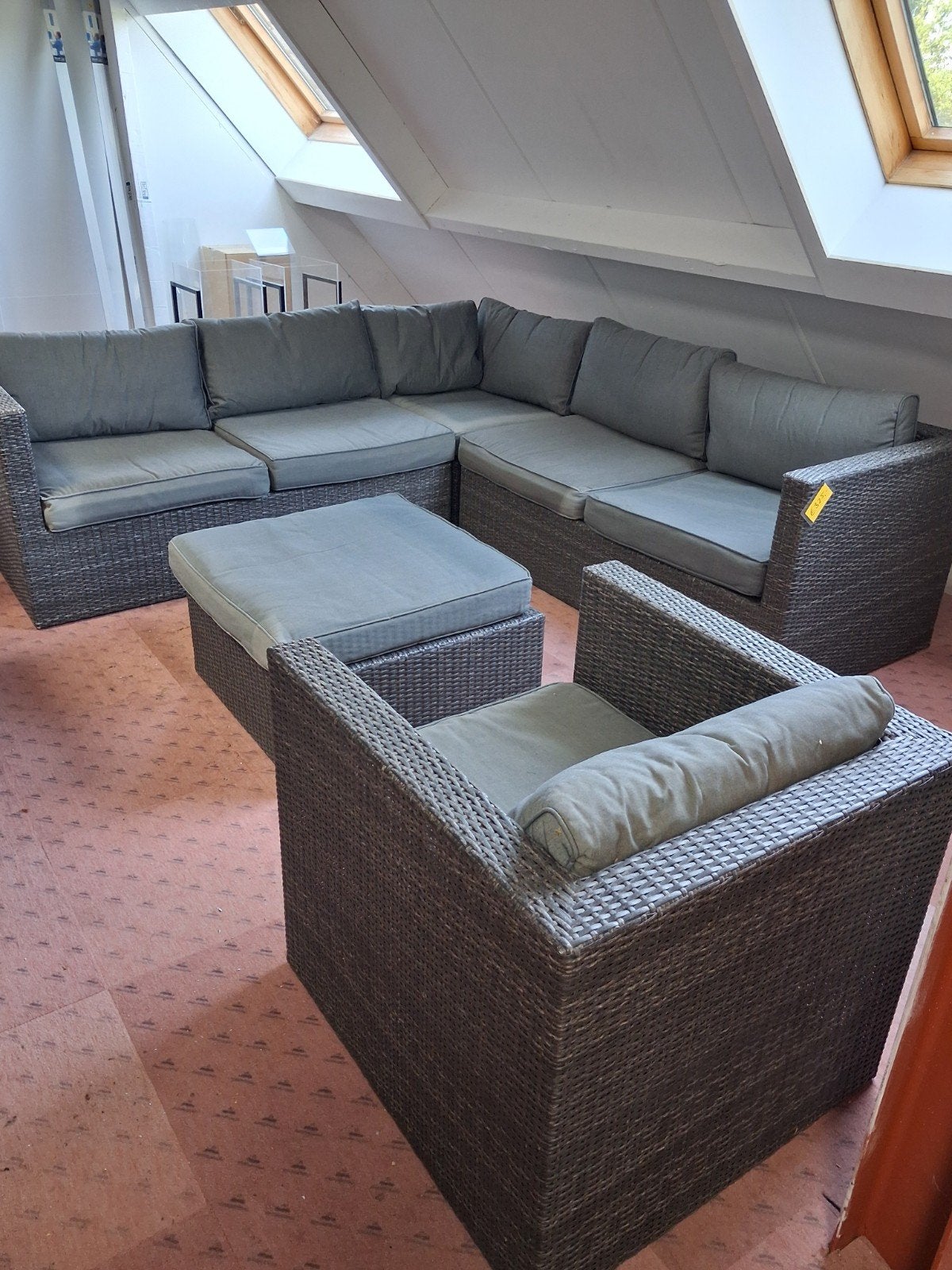 Loungeset meerdere foto's van sets, Ophalen, Wicker