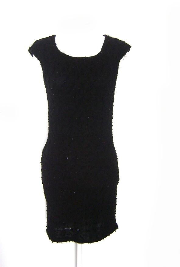 glitter Pailletten stretch jurk gothic punk rock party sexy, Verzenden, Zwart, Zo goed als nieuw, Glitter pailletten jurk