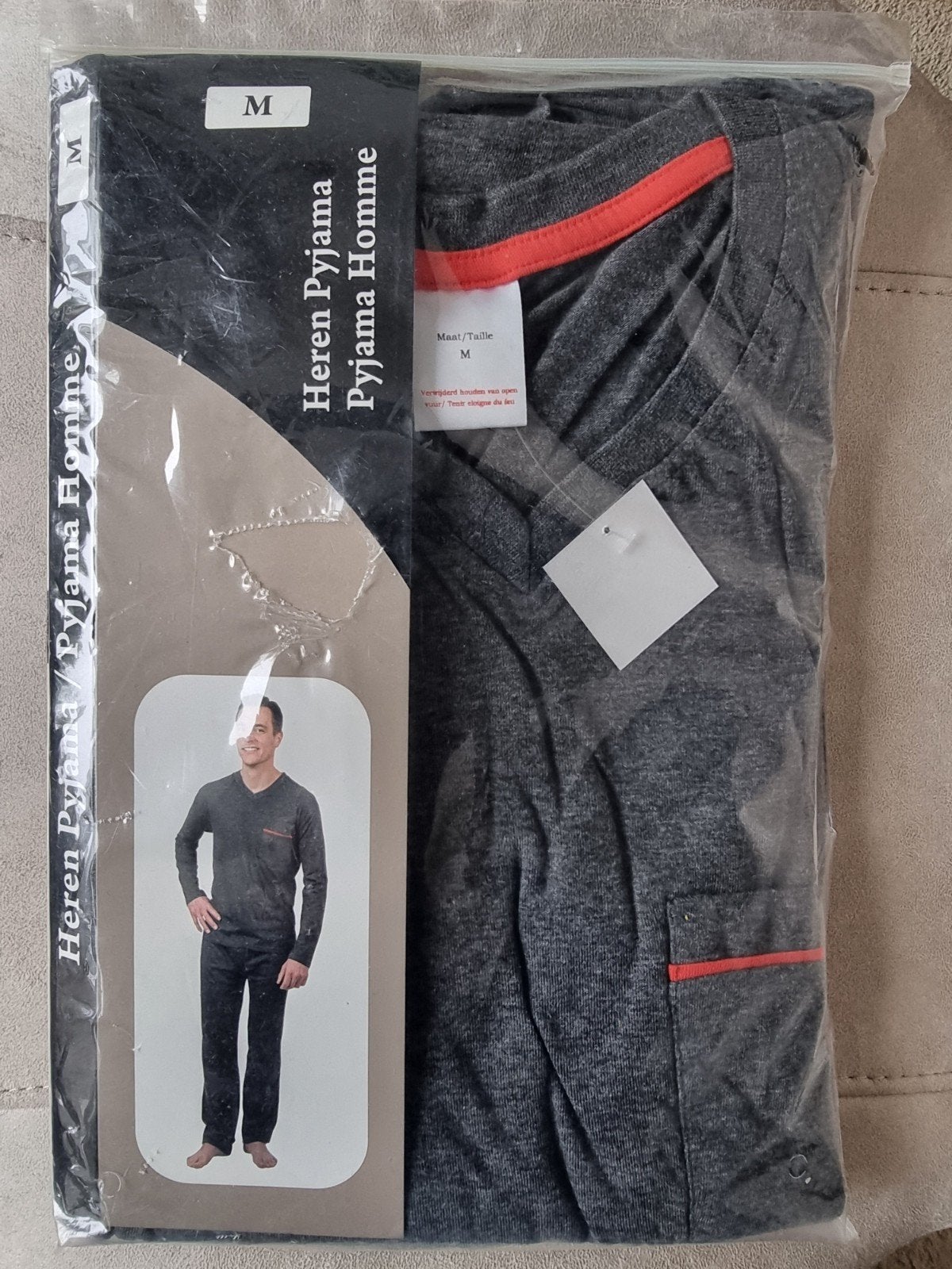 Heren Pyjama Maat M (Nieuw), Kleding | Heren, Ophalen of Verzenden, Nieuw, Onbekend