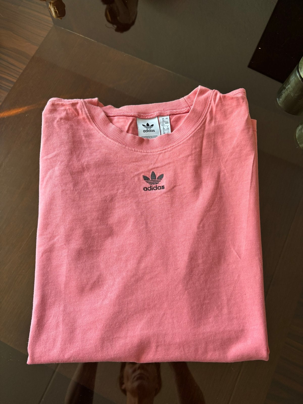 Adidas T-shirt Maat 40, Maat 38/40 (M), Ophalen of Verzenden, Korte mouw, Roze
