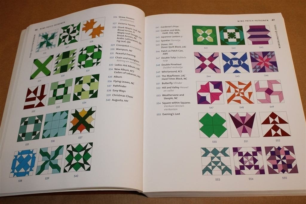 5500 Quilt Patronen — Groot Inspiratieboek — Tradities, Ophalen of Verzenden, Gelezen, Borduren en Naaien