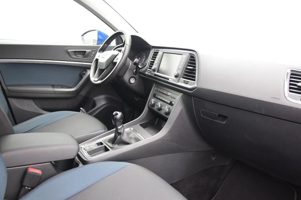 SEAT Ateca 1.0 EcoTSI Style Business Intense Navi/Camera Led, Auto's, Seat, Voorwielaandrijving, Stof, Gebruikt, Blauw