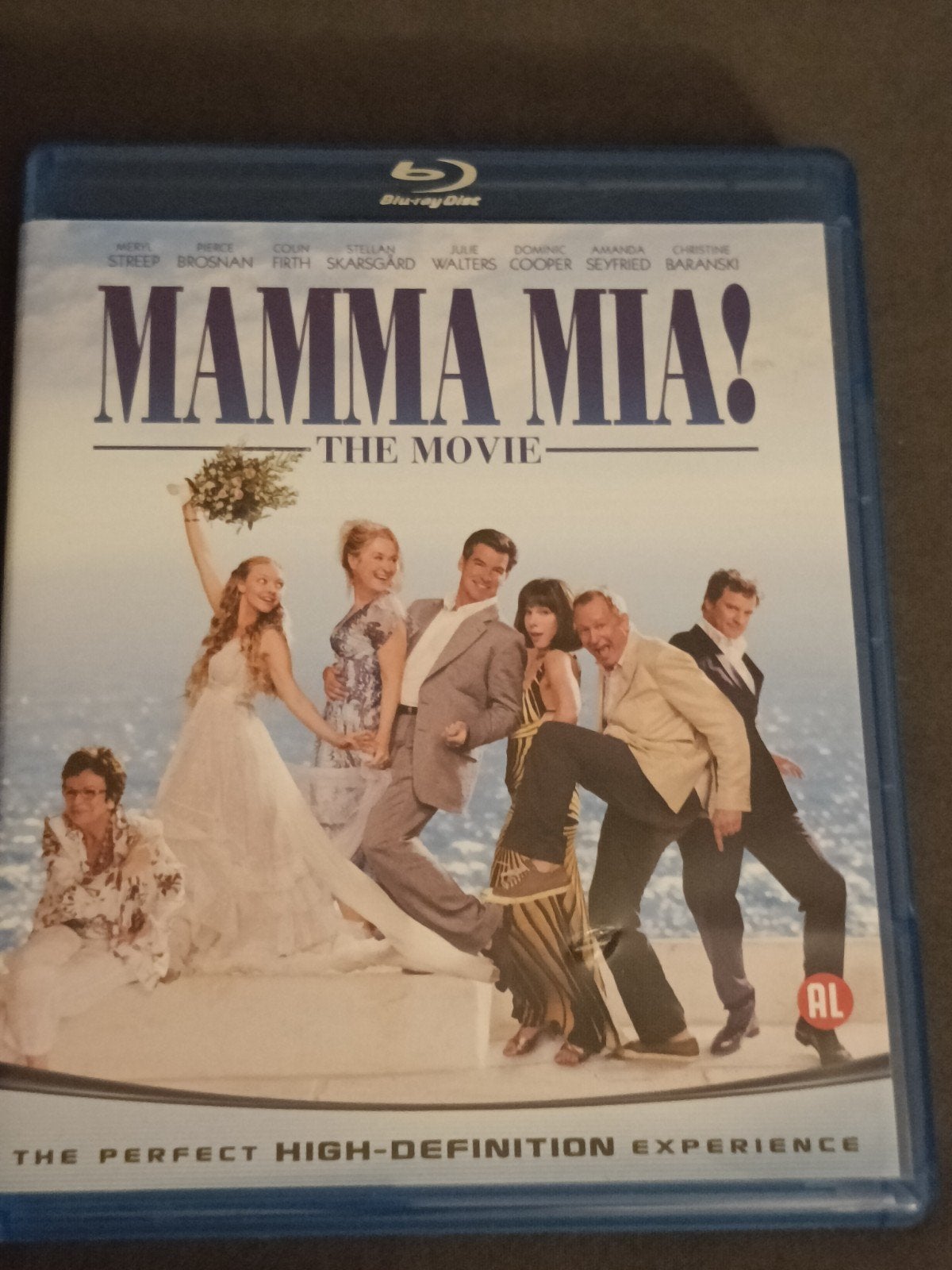Mamma Mia! The Movie Blu-ray - Muzikale Romantiek, Ophalen of Verzenden