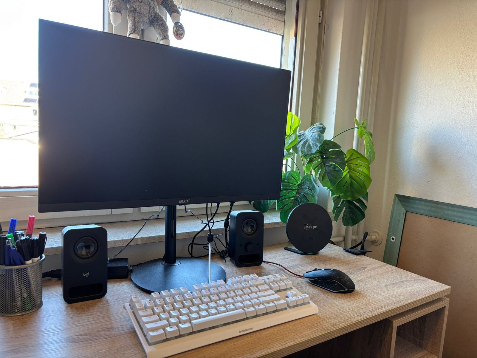 Computer met 2 toetsenborden 1 muis en speakers, Ophalen, Zo goed als nieuw, Full HD, Gaming