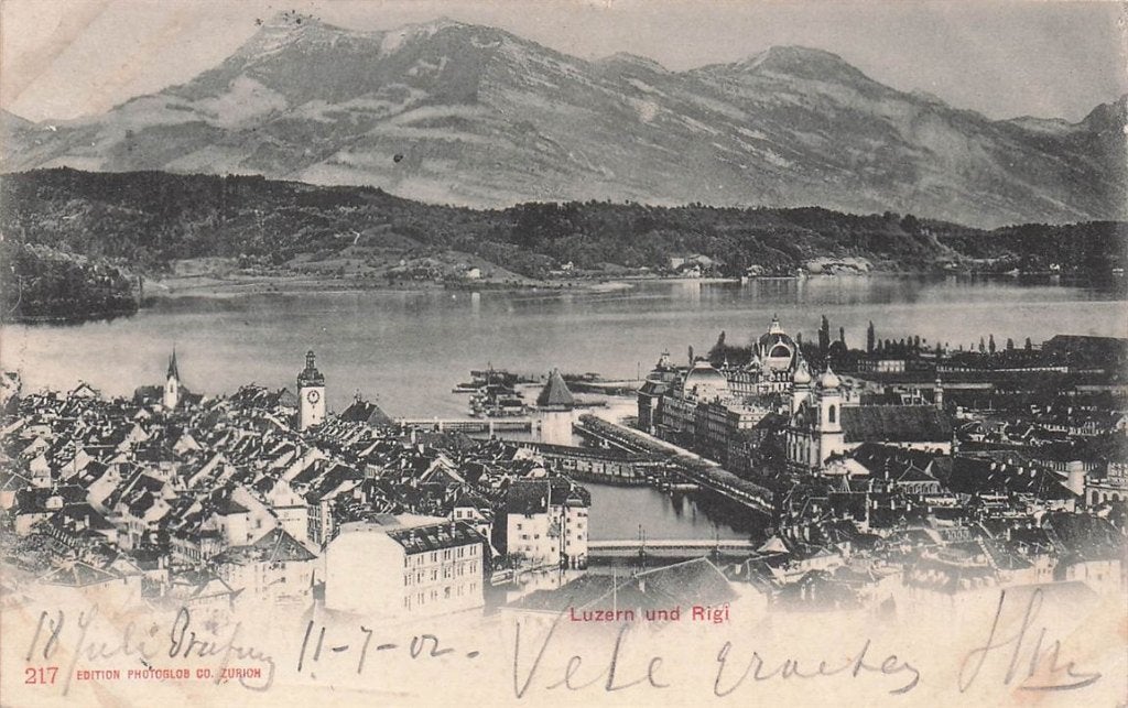 703-299-039 Luzern und Rigi, Verzenden, Voor 1920, Overig Europa