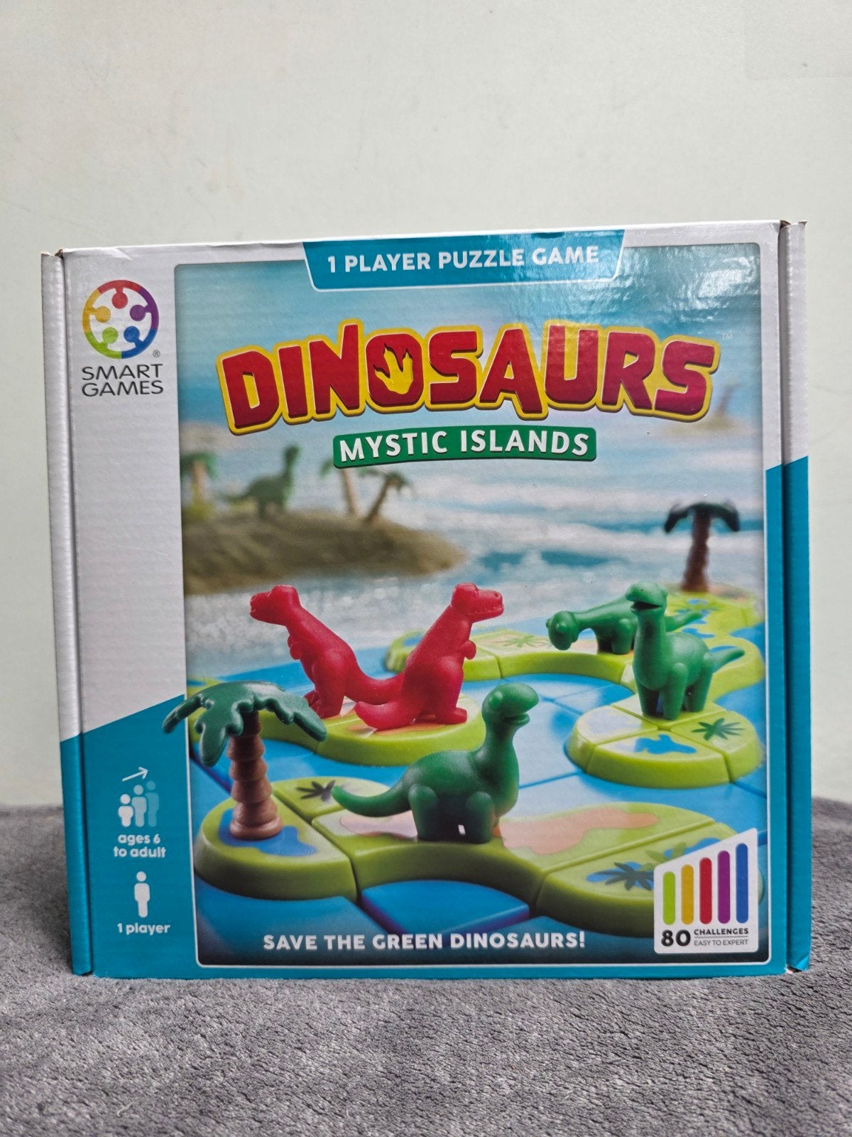 SmartGames Dinosaurs: Mystic Islands Puzzelspel, Een of twee spelers, Ophalen of Verzenden, Nieuw, SmartGames